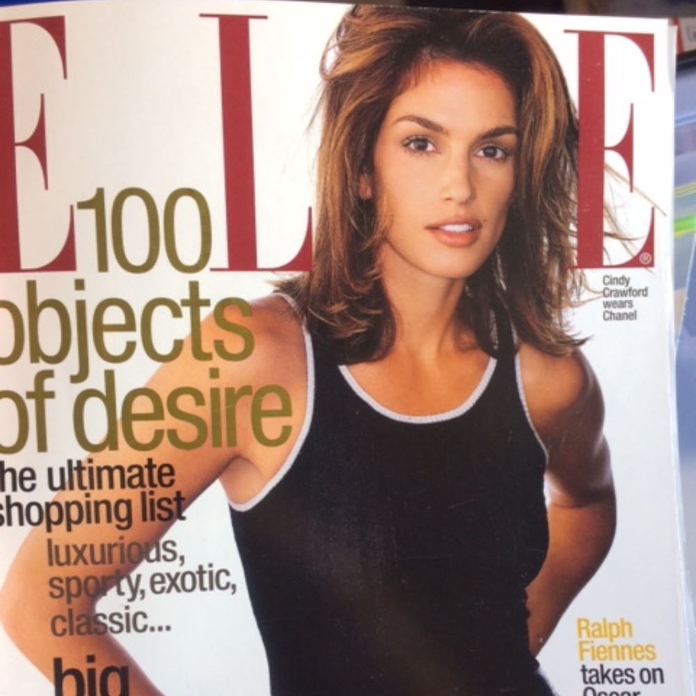 Elle 1997 Collectable W/Cindy Crawford
